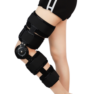 医用可调节膝关节固定支具撑保护膝盖下肢半月板韧带损伤髌骨骨折