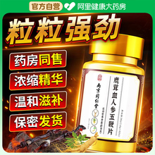 南京同仁堂鹿茸血人参五鞭片鹿牛驴羊鞭男性口服健用保滋补正品丸