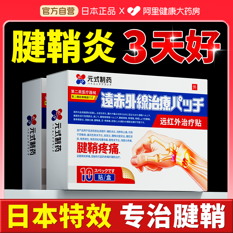 腱鞘炎手指关节止疼痛消除护腕手腕大拇指套囊肿专用特效膏贴神器