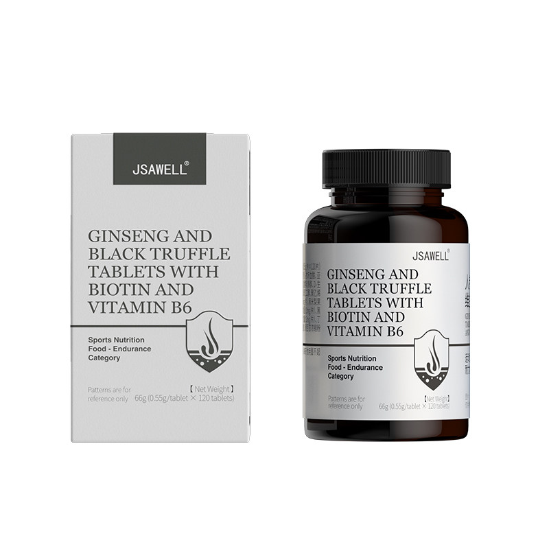JSAWELL人参黑松露生物素维生素B6片66g(0.55g/片×120片）