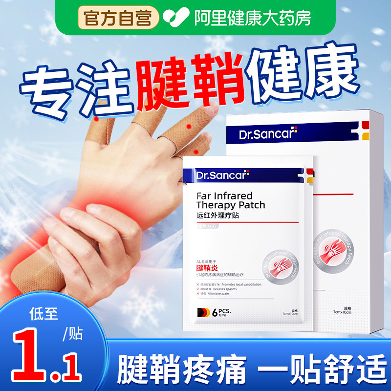 腱鞘炎贴药膏护腕疼痛手腕护套大拇指防发热敷囊肿运动损扭伤正品