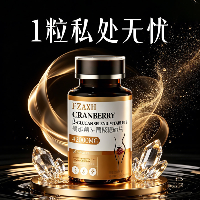 【富硒】蔓越莓女性益生菌阴道乳酸杆菌调理妇科炎私处口服专用