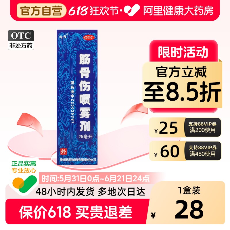 远程筋骨伤喷雾剂伤科喷剂扭伤正品消肿止痛胫骨苗药贵州跌打损伤