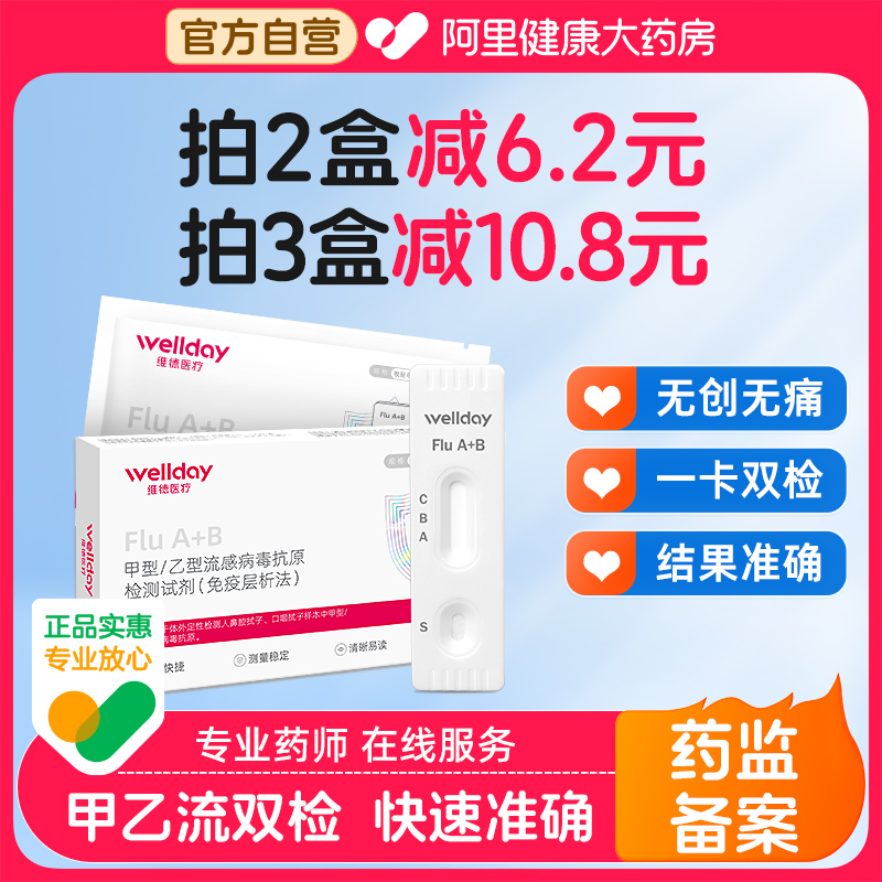 维德甲型乙型流感病毒检测试剂盒