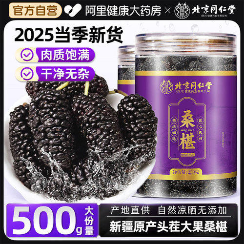 北京同仁堂新疆桑椹500g