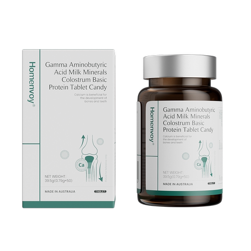 Homenvoy γ-氨基丁酸乳矿物盐初乳碱性蛋白压片39.5g(0.79g*50)