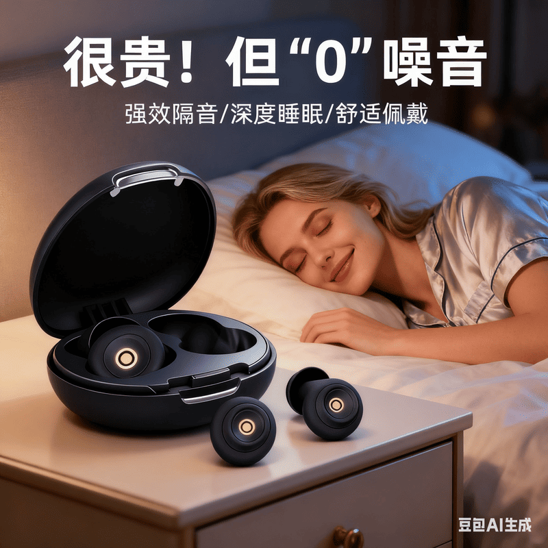 [德国品牌]耳塞睡眠睡觉专用超级隔音不伤耳朵降噪防噪声静音神器