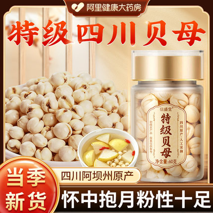 野生特级四川贝母中药材无硫儿童止咳化痰枇杷秋梨膏清热润肺正品