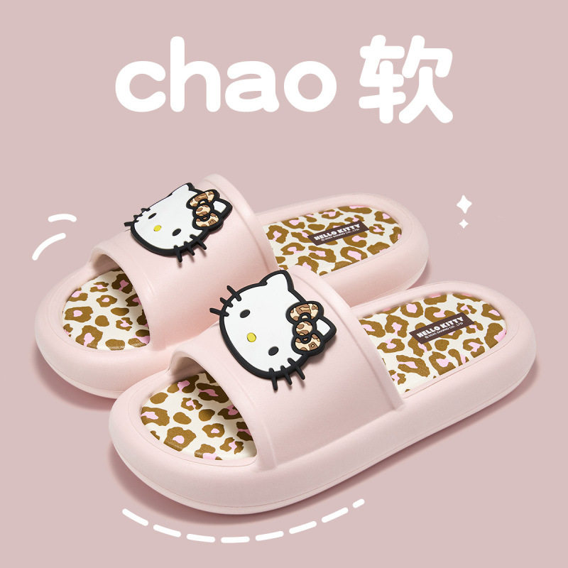 凯蒂猫拖鞋女夏外穿2026新款防滑防臭浴室洗澡厚底高级感超火凉拖