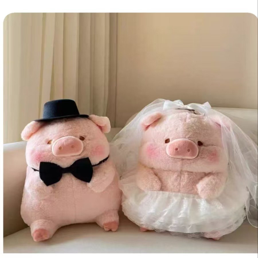 压床娃娃一对结婚2025新款可爱风创意风婚房布置送新人礼物