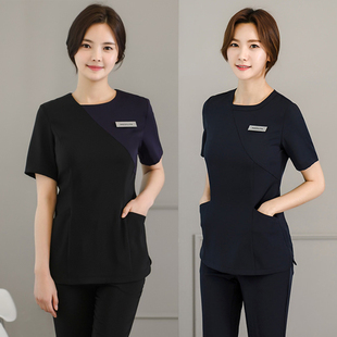 韩版美容院美容师工作服月子中心护理师套装整形医院护士服手术服