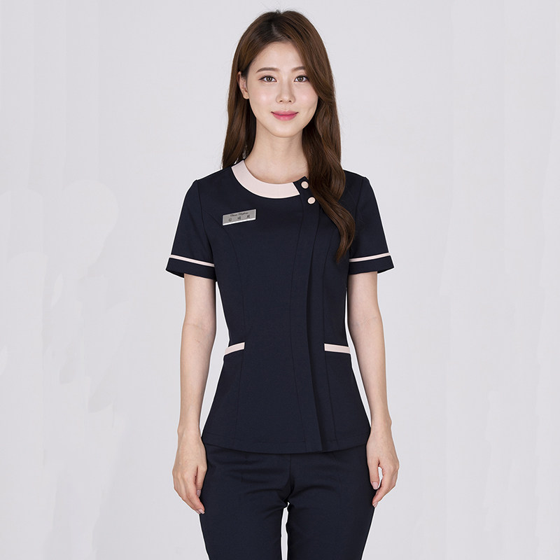 新款美容院美容师工作服纹绣师职业装SPA养生会所理疗按摩师套装