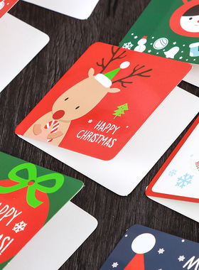 144Pcs Merry Christmas Greeting Card Xmas Postcard Gift Card