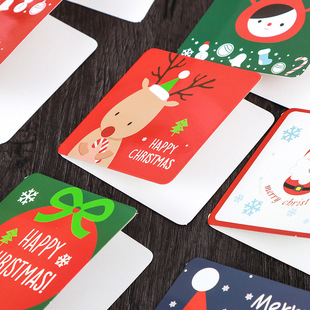 Card Gift Christmas 144Pcs Greeting Postcard Merry Xmas