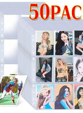 Binder Page Baseball Card Sleeves Gaming Card Sleeve Storage