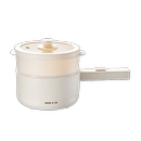 奥克斯电煮锅小型家用宿舍一体锅多功能小电锅蒸煮炖菜不粘辅食锅