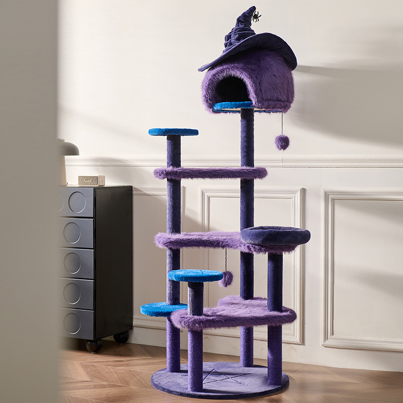 捣蛋鬼万圣节款室内楼梯猫爬架