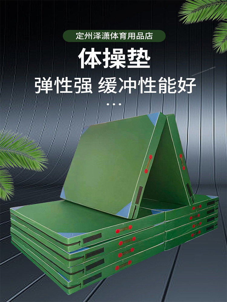 儿童舞蹈垫可折叠体操垫健身仰卧起坐垫子女孩专用练功地垫瑜伽垫