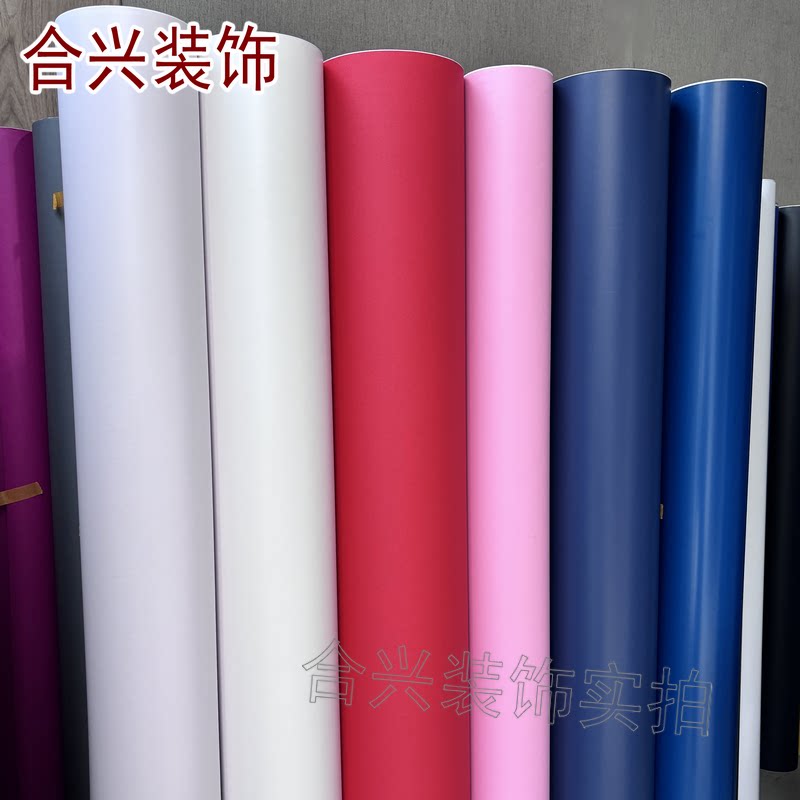 哑光光面PVC装饰膜防水墙贴改色波音软片广告贴纸家具自粘墙纸