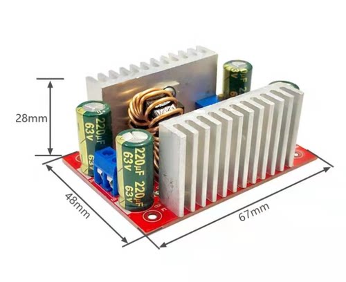 400W15A恒流升压模块DC直流