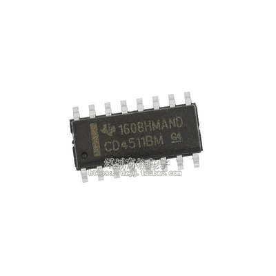 CD4511BM 贴片SOP-16 CD4511 八路数显抢答器 显示驱动