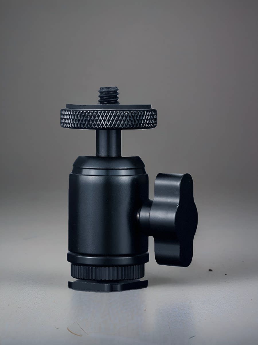 카메라 소형 팬|틸트 미니 3C 디지털 SLR 프로젝션 금속 핫슈 액세서리 안정기 휴대 전화 사진 삼각대