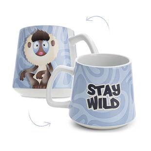 德国 NICI 野生朋友系列 山魈马图托马克杯 380ml