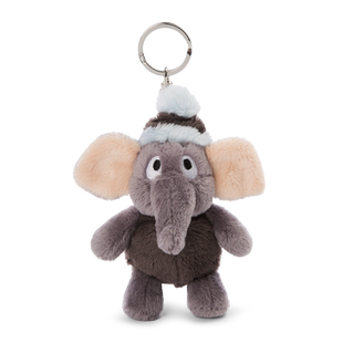 德国NICI冬季带帽小象挂件公仔大象钥匙扣玩偶小挂饰书包毛绒玩具