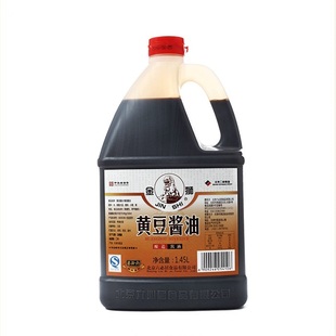金狮黄豆酱油1.45L 北京酱油六必居 酿造酱油 包邮