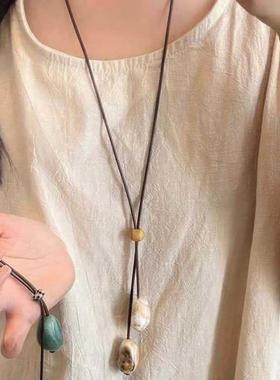 时尚民族风新款简约秋冬毛衣链