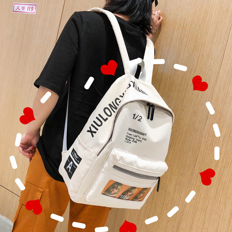 書包女ins風 韓版大學生背包高中森系日系潮牌港風大容量雙肩包女在類目 箱包皮具/熱銷女包/男包, 雙肩揹包中 - 來自Buy2taobao.com提供專業的淘寶代購服務