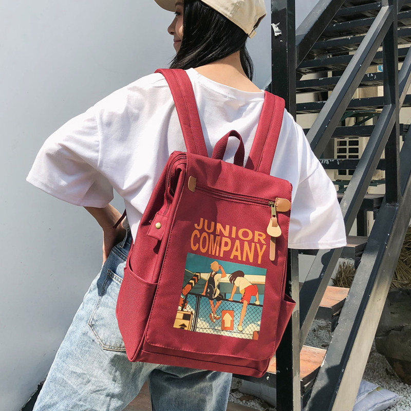 Female bags ins Wind Campus college student knapsack vintage High-capacity Sen family Versatile College wind Backpackin the Leather/Lady bags/Men's bag, Backpack  category - from Buy2taobao.com to provide professional Taobao agent buy service