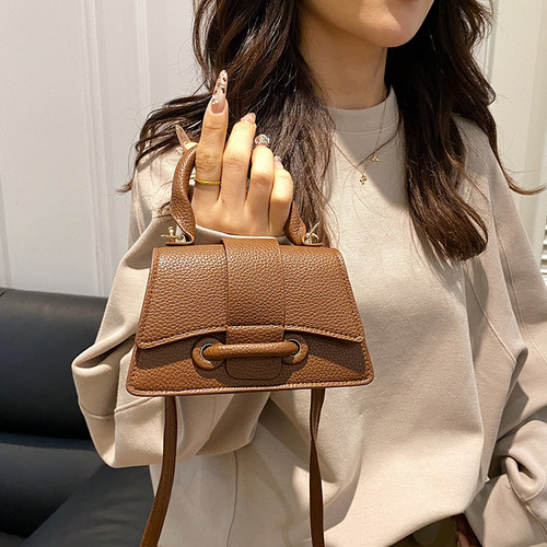 手提质感小包高级手提包包女2025新款迷你时尚百搭单肩斜挎小方包