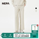 NEPA耐葩2024春夏户外女士休闲长裤 7K21663 舒适宽松阔腿裤