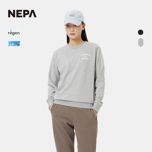 NEPA25春夏新品男女卫衣长袖