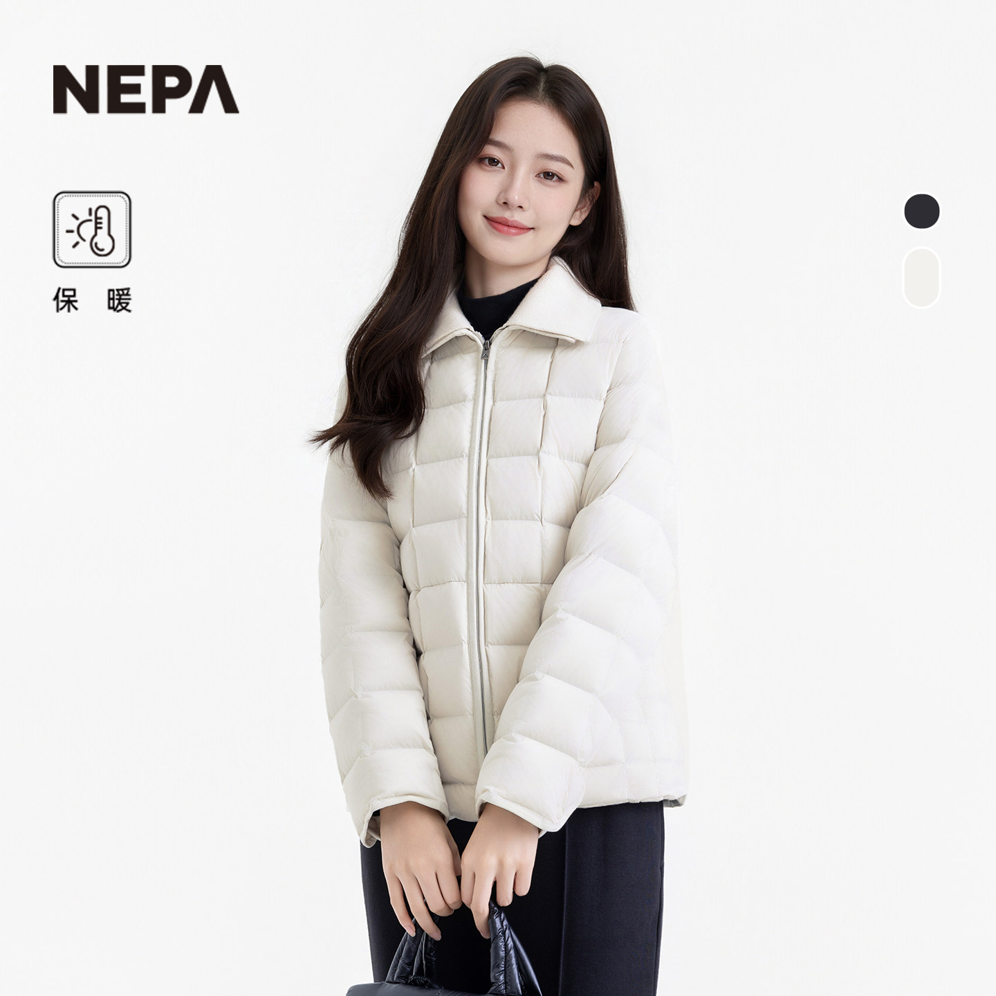 NEPA耐葩女士保暖羽绒服图片