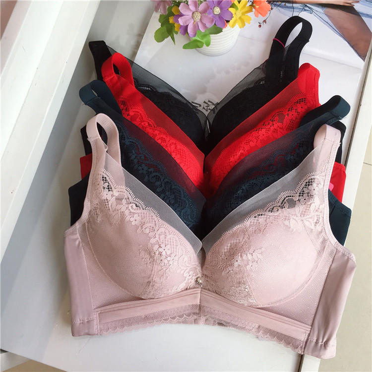 中厚ab杯无钢圈文胸罩