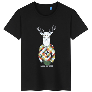 6XL夏季男士圆领运动t恤男装韩版半袖大码青少年学生宽松纯棉短袖