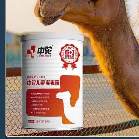 中驼纯驼乳粉 正宗新疆纯驼奶粉 双有机零添加新疆哈密散养双峰驼