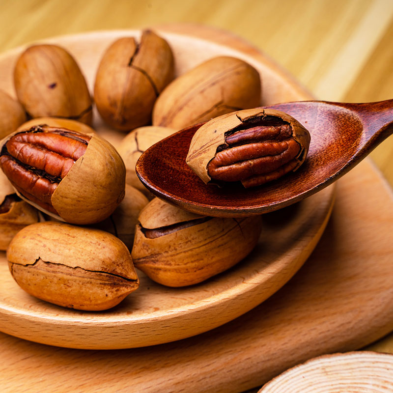 奶香碧根果新疆特产野山核桃长寿果500g包邮炒货干果坚果零食散称