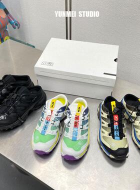 鼎版/2024新款XT4联名款mm厚底增高老爹鞋女休闲运动网面半拖鞋男