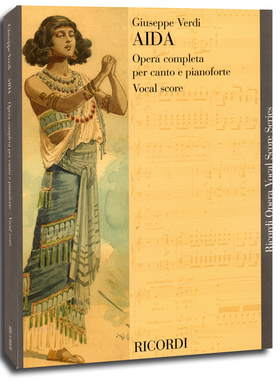 AIDA Opera Completa per canto e pianoforte Giuseppe Verdi