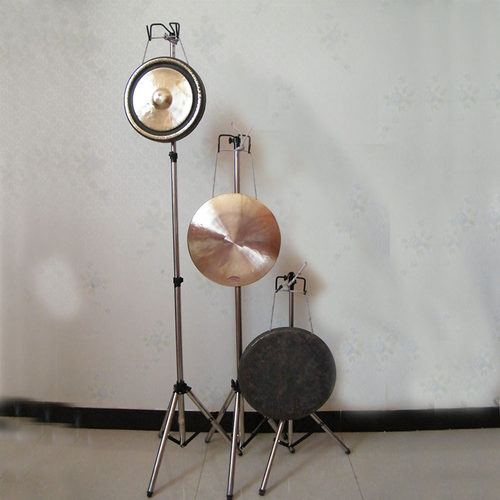 不锈钢铜锣架高低可调结实稳固