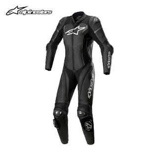 正品 a星alpinestars连体皮衣摩托车连体骑行服专业赛道赛车防摔男