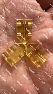 2um分辨率微纳3D打印透明微流道高精度微流控芯片30-150um直径