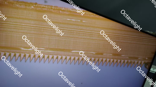 2um分辨率微纳3D打印金字塔凹凸模具楔形锯齿状微锥微针PDMS模具