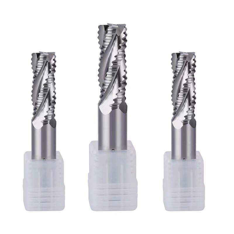 英制粗皮立铣刀/加硬超硬白钢波刃铣刀/玉米铣刀1/4 3/4 1/2