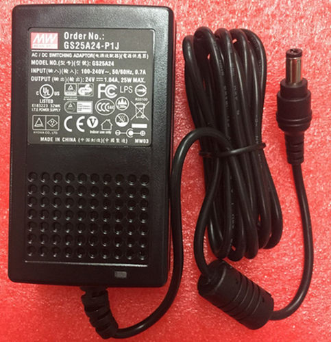 全新台湾明纬3插电源适配器GS25A07-P1J 25W 7.5V3A假一赔十