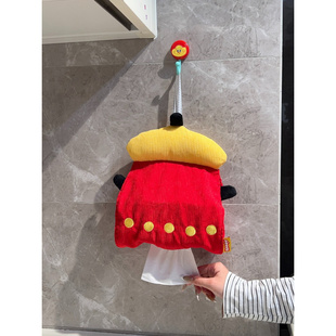 抽纸卷纸卫生间洗脸巾收纳包 陆陆.可擦手悬挂纸巾挂袋车载壁挂式