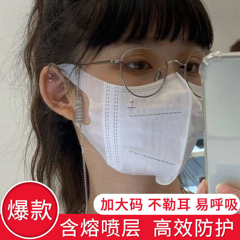 女生小脸一次性口罩时尚